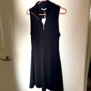NWT !  Zara ribbed black dress